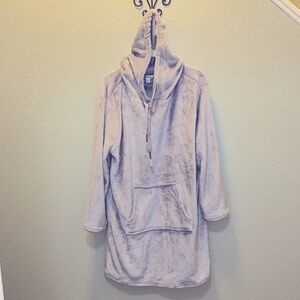 Wildfox Lilac Oversize Hoodie Sleepwear Lounge Pockets Women’s Sz  Small Medium